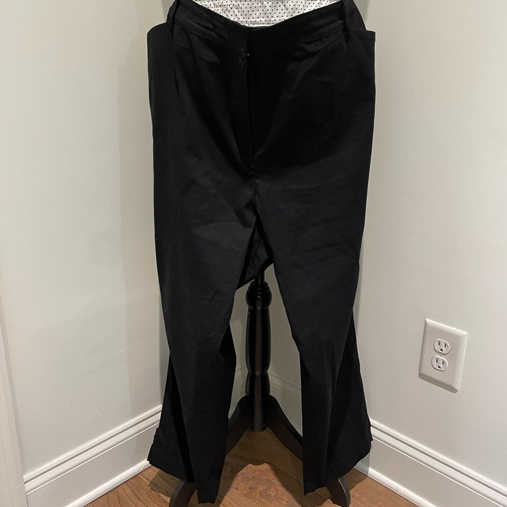 Talbots curvy fit crop length twill pants